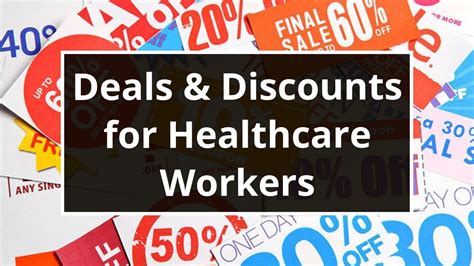 medical worker discounts.